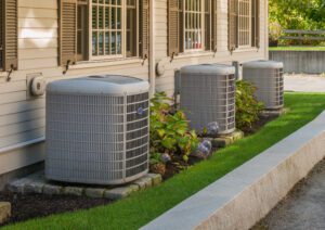 hvac systems sitting outside of home in NJ