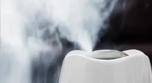 humidifier pushing out moisture into the air